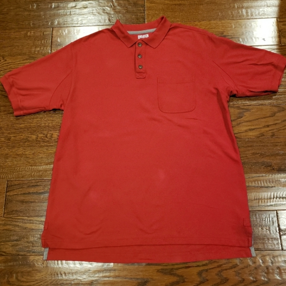 Duluth Trading Company Red Polo Cotton Shirt - Size XLT